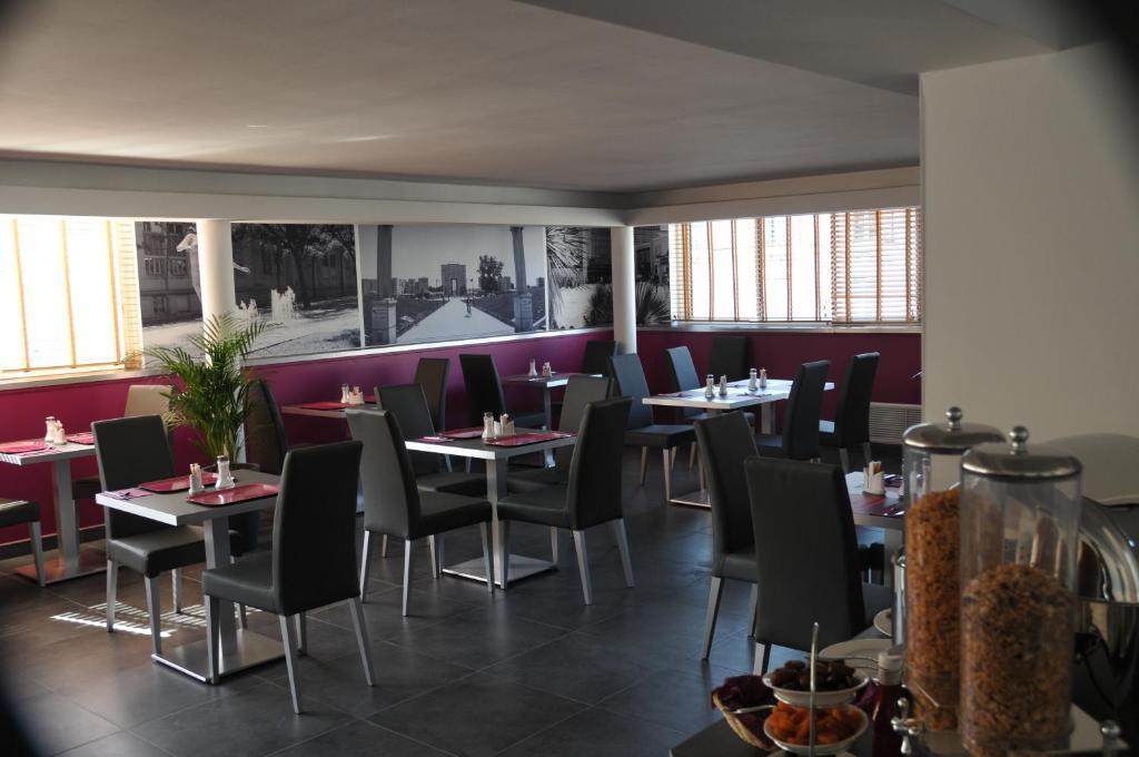 Privilege Hotel & Apparts Eurociel Centre Comedie Montpellier Restaurant bilde